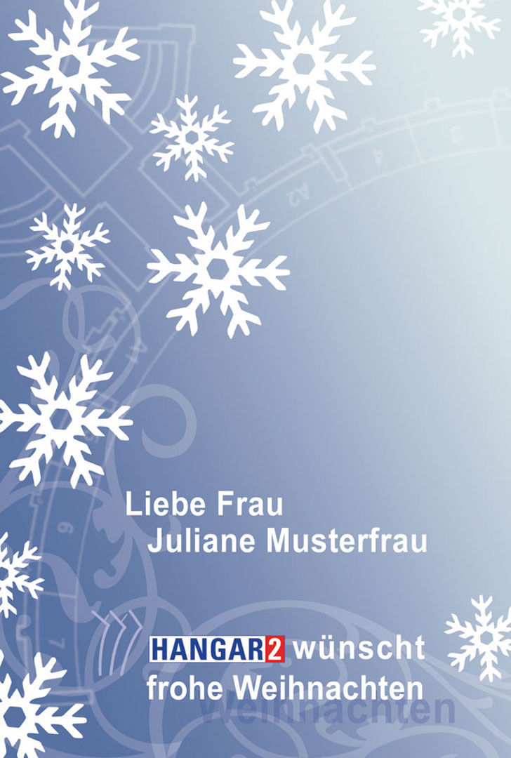 Weihnachtskarte - HANGAR2